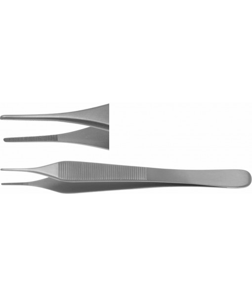 ELCON ADSON DISSECTING FORCEPS 150MM, STRAIGHT, WIDTH 1,4MM