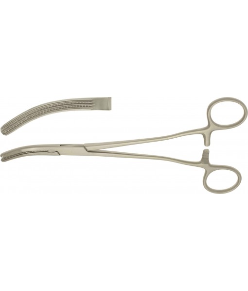 ELCON ROGERS ATRAUMATIC HYSTERECTOMY FORCEPS 215MM CURVED