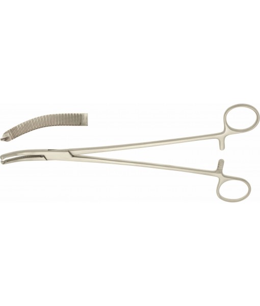 ELCON WERTHEIM HYSTERECTOMY CLAMP 22,5CM STRONG CURVED