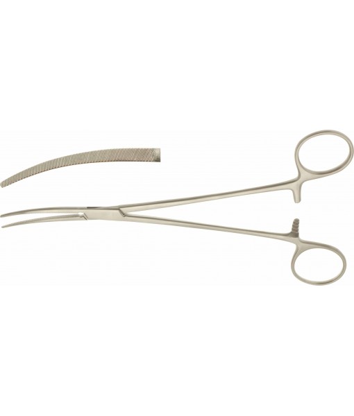 ELCON BENGOLEA ARTERY FORCEPS 180MM CURVED