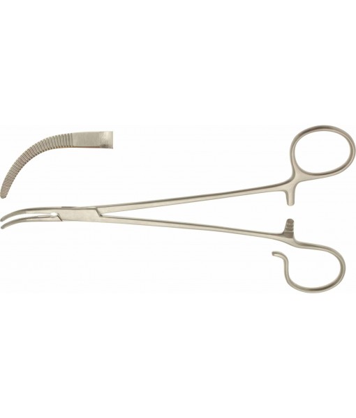 ELCON SAWTELL TONSIL FORCEPS 185MM STRONG CURVED