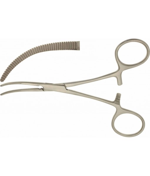 ELCON BABY-OVERHOLT DISSECTING FORCEPS 135MM CURVED