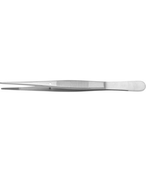 ELCON DISSECTING FORCEPS 115MM, STRAIGHT, SLENDERN PATTERN, WITH GUIDE PIN