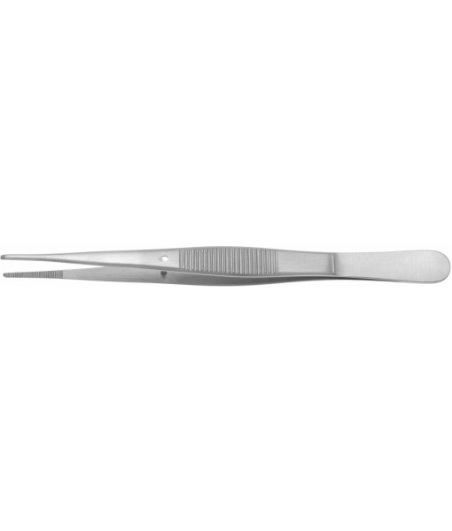 ELCON DISSECTING FORCEPS 130MM, STRAIGHT, SLENDERN PATTERN, WITH GUIDE PIN
