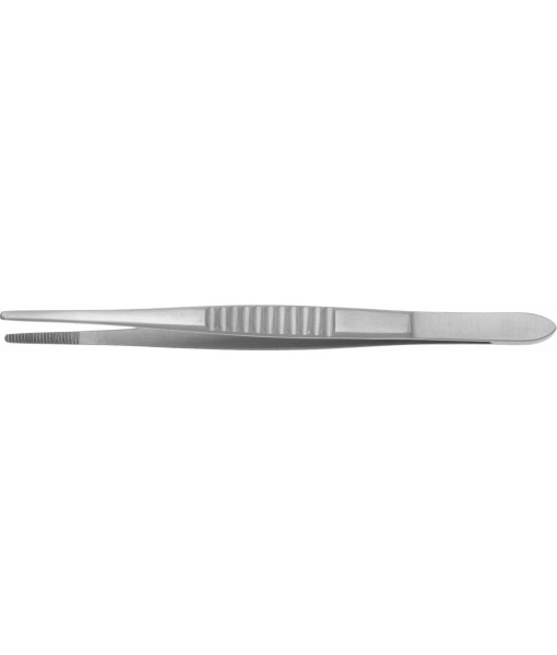ELCON DISSECTING FORCEPS 120MM, STRAIGHT, USA STANDARD PATTERN