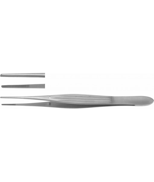 ELCON MCINDOE DISSECTING FORCEPS 155MM, STRAIGHT, WITH GUIDE PIN