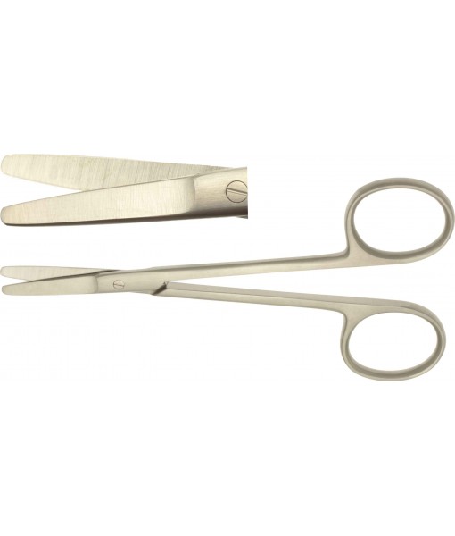 ELCON TIGHTLY FINE DISSECTING SCISSORS 120MM, STRAIGHT, BLUNT ST