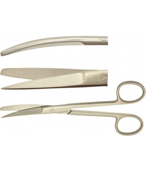 ELCON DEAVER SURGICAL SCISSORS 140MM, CURVED, POINTED/STUMP ST