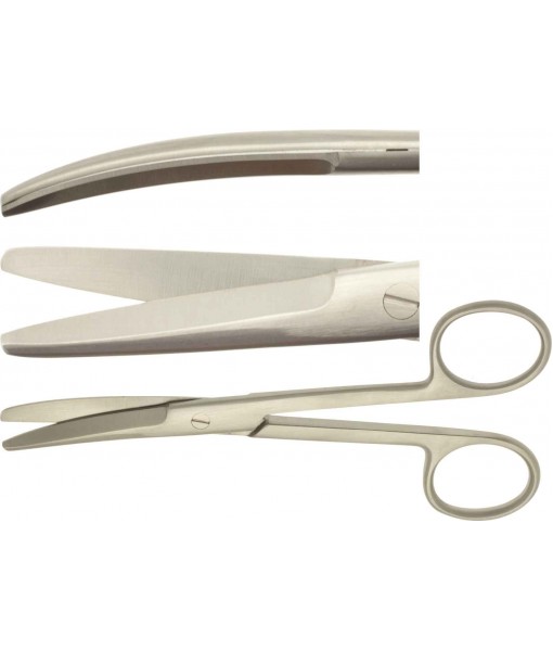 ELCON MAYO DISSECTION SHEARS 140MM, CURVED, STUMP ST