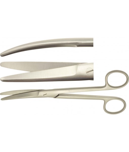 ELCON MAYO DISSECTION SHEARS 170MM, CURVED, STUMP ST