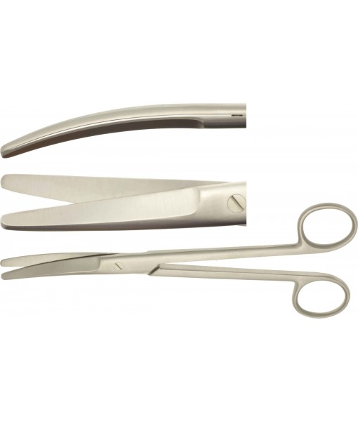 ELCON MAYO DISSECTION SHEARS 190MM, CURVED, STUMP ST