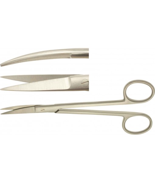 ELCON JOSEPH DISSECTION SCISSORS 145MM, CURVED, POINTED ST