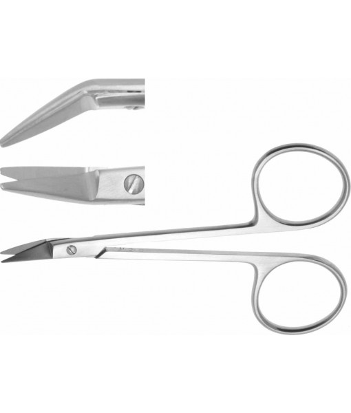 ELCON CONVERSE (WALTER) NOSE SCISSORS 105MM, ANGLED, BLUNT ST