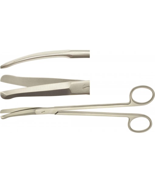 ELCON GOOD TONSIL SCISSORS 190MM, CURVED, STUMP, DOUBLE BLADE St