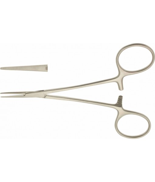 ELCON LIGATURE FORCEPS 125MM, STRAIGHT SMOOTH
