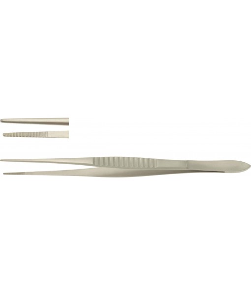 ELCON PRIM DISSECTING FORCEPS 200MM, STRAIGHT WIDTH 1,5MM, VERY DELICATE PATTERN